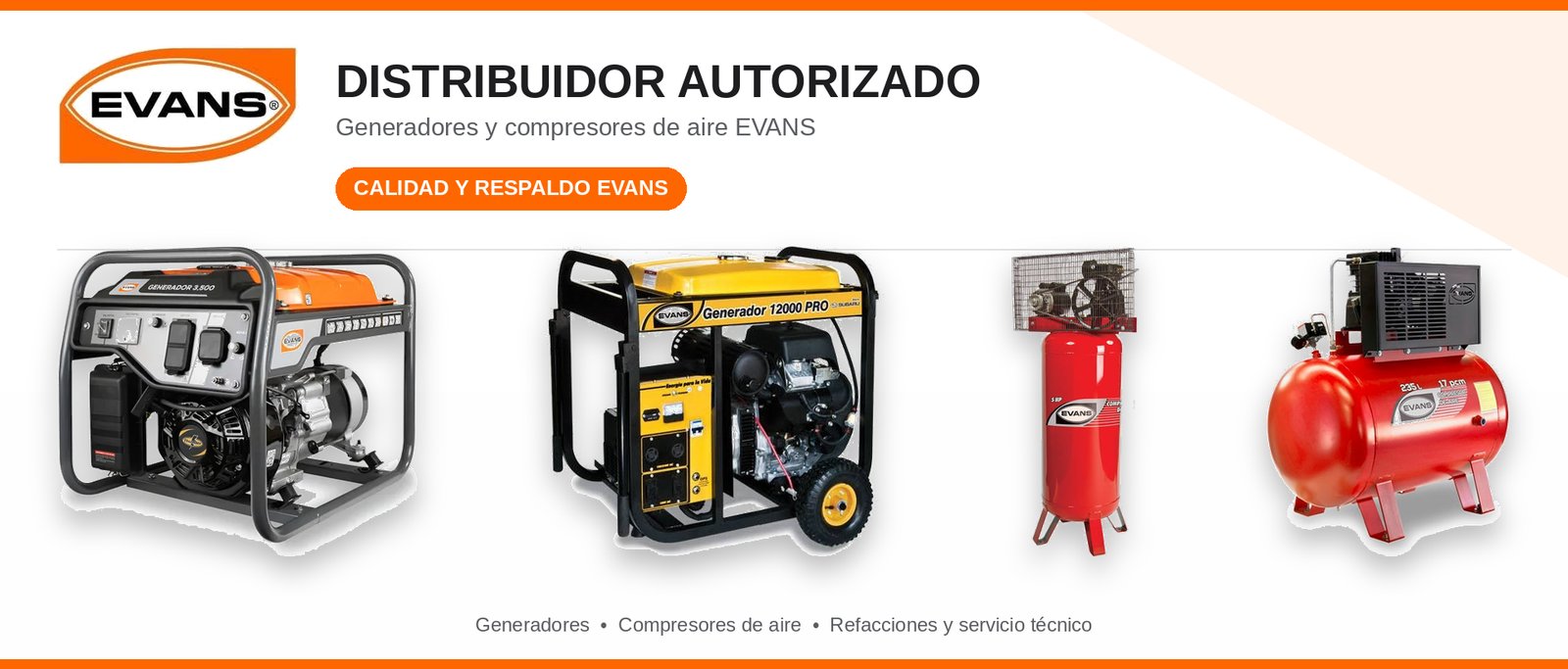 Evans distribuidor autorizado